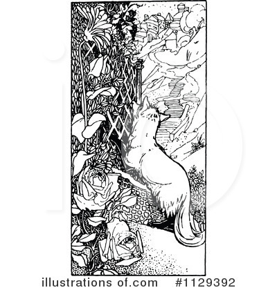 Royalty-Free (RF) Fox Clipart Illustration by Prawny Vintage - Stock Sample #1129392
