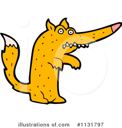 Royalty-Free (RF) Fox Clipart Illustration by lineartestpilot - Stock Sample #1131797
