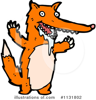 Royalty-Free (RF) Fox Clipart Illustration by lineartestpilot - Stock Sample #1131802