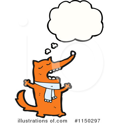Royalty-Free (RF) Fox Clipart Illustration by lineartestpilot - Stock Sample #1150297