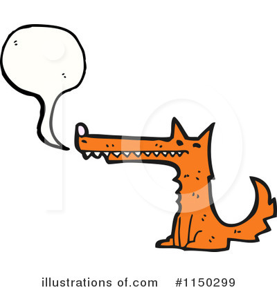 Royalty-Free (RF) Fox Clipart Illustration by lineartestpilot - Stock Sample #1150299