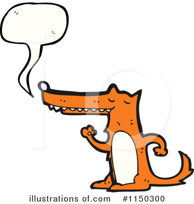 Royalty-Free (RF) Fox Clipart Illustration by lineartestpilot - Stock Sample #1150300