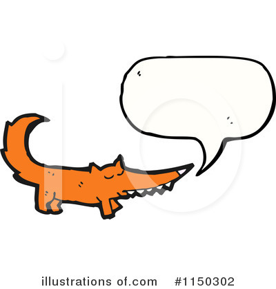 Royalty-Free (RF) Fox Clipart Illustration by lineartestpilot - Stock Sample #1150302
