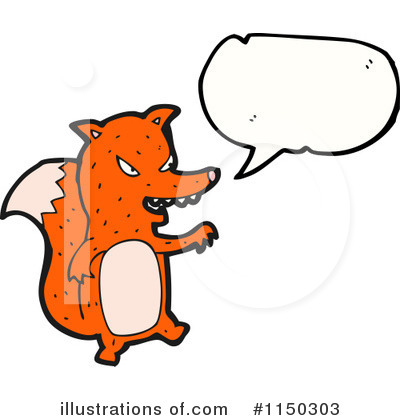 Royalty-Free (RF) Fox Clipart Illustration by lineartestpilot - Stock Sample #1150303
