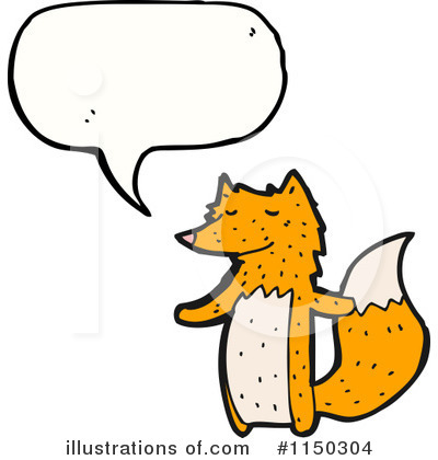 Royalty-Free (RF) Fox Clipart Illustration by lineartestpilot - Stock Sample #1150304
