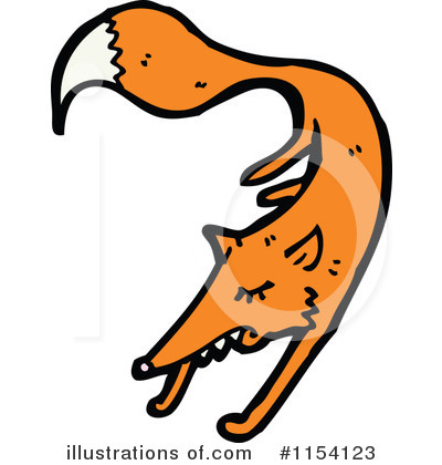 Royalty-Free (RF) Fox Clipart Illustration by lineartestpilot - Stock Sample #1154123