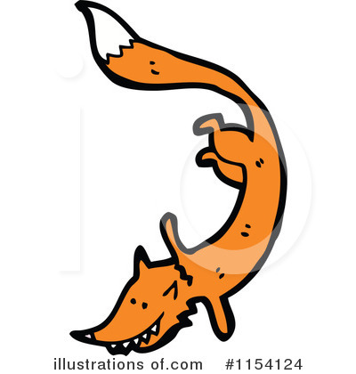 Royalty-Free (RF) Fox Clipart Illustration by lineartestpilot - Stock Sample #1154124