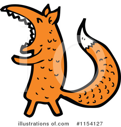 Royalty-Free (RF) Fox Clipart Illustration by lineartestpilot - Stock Sample #1154127