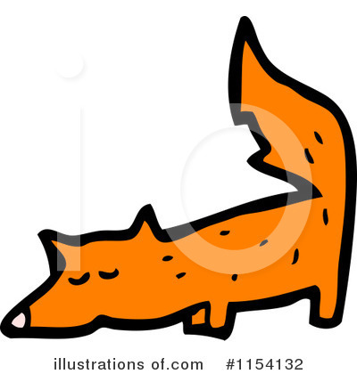 Royalty-Free (RF) Fox Clipart Illustration by lineartestpilot - Stock Sample #1154132