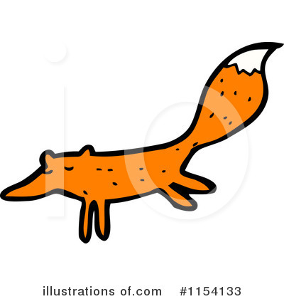 Royalty-Free (RF) Fox Clipart Illustration by lineartestpilot - Stock Sample #1154133