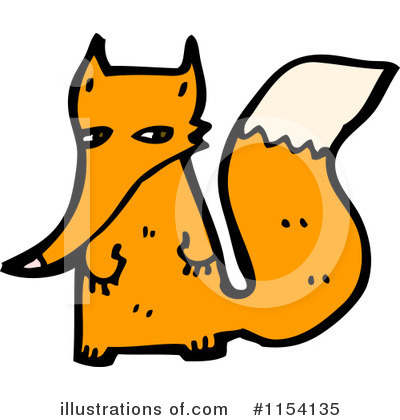 Royalty-Free (RF) Fox Clipart Illustration by lineartestpilot - Stock Sample #1154135