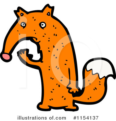 Royalty-Free (RF) Fox Clipart Illustration by lineartestpilot - Stock Sample #1154137