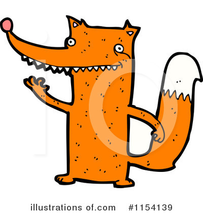 Royalty-Free (RF) Fox Clipart Illustration by lineartestpilot - Stock Sample #1154139