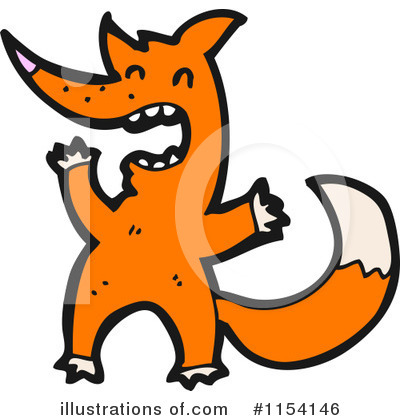 Royalty-Free (RF) Fox Clipart Illustration by lineartestpilot - Stock Sample #1154146