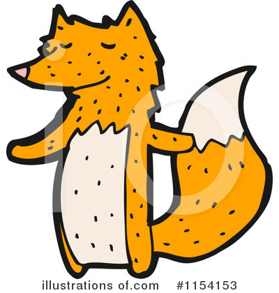 Royalty-Free (RF) Fox Clipart Illustration by lineartestpilot - Stock Sample #1154153