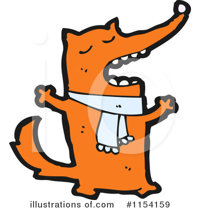 Royalty-Free (RF) Fox Clipart Illustration by lineartestpilot - Stock Sample #1154159