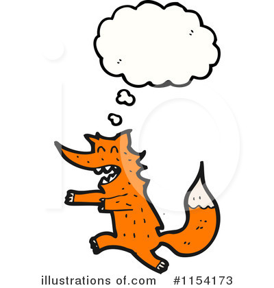Royalty-Free (RF) Fox Clipart Illustration by lineartestpilot - Stock Sample #1154173