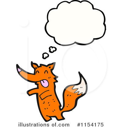 Royalty-Free (RF) Fox Clipart Illustration by lineartestpilot - Stock Sample #1154175