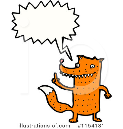 Royalty-Free (RF) Fox Clipart Illustration by lineartestpilot - Stock Sample #1154181