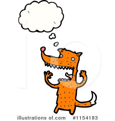 Royalty-Free (RF) Fox Clipart Illustration by lineartestpilot - Stock Sample #1154183