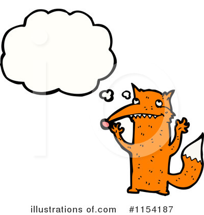 Royalty-Free (RF) Fox Clipart Illustration by lineartestpilot - Stock Sample #1154187