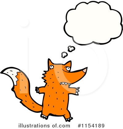 Royalty-Free (RF) Fox Clipart Illustration by lineartestpilot - Stock Sample #1154189