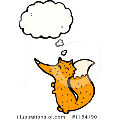 Royalty-Free (RF) Fox Clipart Illustration by lineartestpilot - Stock Sample #1154190