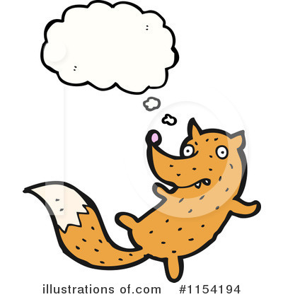 Royalty-Free (RF) Fox Clipart Illustration by lineartestpilot - Stock Sample #1154194