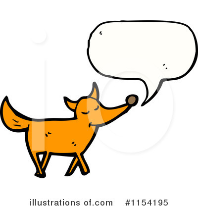 Royalty-Free (RF) Fox Clipart Illustration by lineartestpilot - Stock Sample #1154195