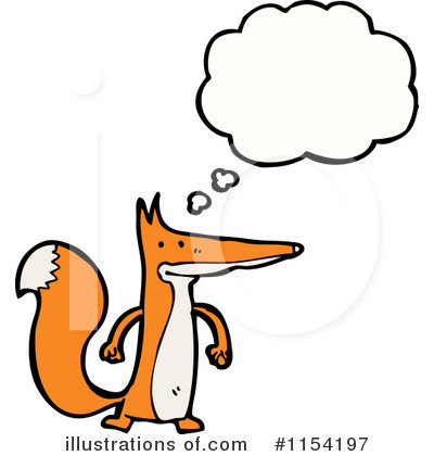 Royalty-Free (RF) Fox Clipart Illustration by lineartestpilot - Stock Sample #1154197