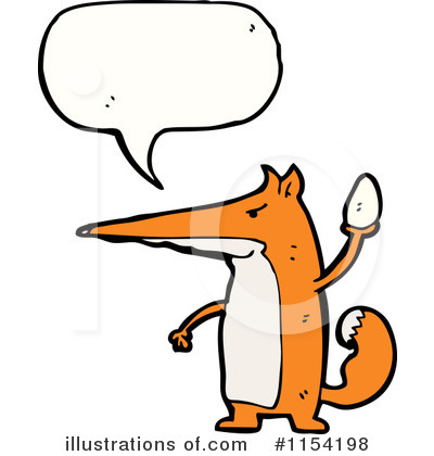 Royalty-Free (RF) Fox Clipart Illustration by lineartestpilot - Stock Sample #1154198