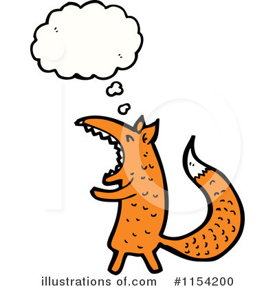 Royalty-Free (RF) Fox Clipart Illustration by lineartestpilot - Stock Sample #1154200