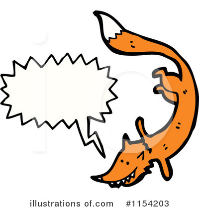 Royalty-Free (RF) Fox Clipart Illustration by lineartestpilot - Stock Sample #1154203