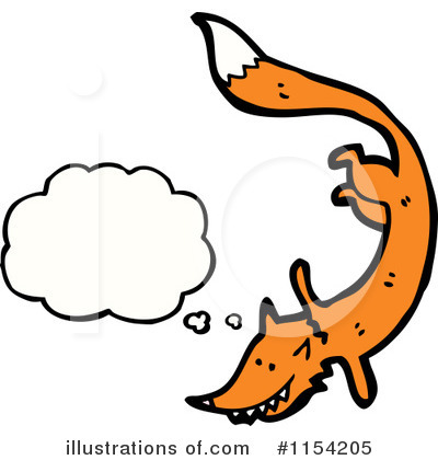 Royalty-Free (RF) Fox Clipart Illustration by lineartestpilot - Stock Sample #1154205