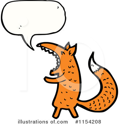 Royalty-Free (RF) Fox Clipart Illustration by lineartestpilot - Stock Sample #1154208