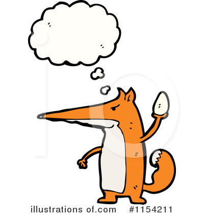 Royalty-Free (RF) Fox Clipart Illustration by lineartestpilot - Stock Sample #1154211