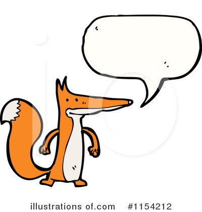 Royalty-Free (RF) Fox Clipart Illustration by lineartestpilot - Stock Sample #1154212