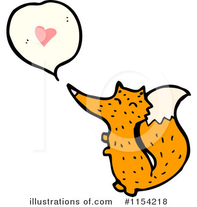 Royalty-Free (RF) Fox Clipart Illustration by lineartestpilot - Stock Sample #1154218