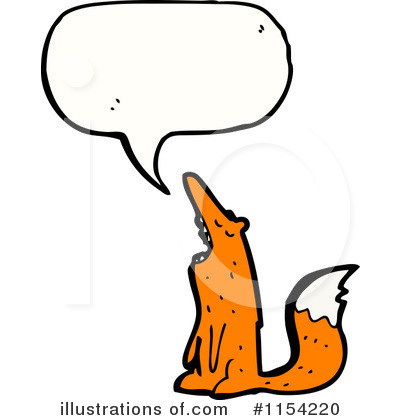 Royalty-Free (RF) Fox Clipart Illustration by lineartestpilot - Stock Sample #1154220