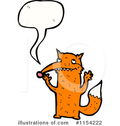 Royalty-Free (RF) Fox Clipart Illustration by lineartestpilot - Stock Sample #1154222