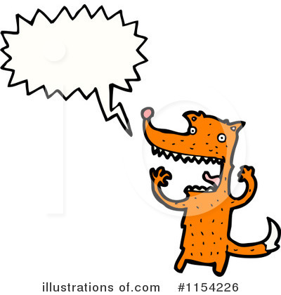 Royalty-Free (RF) Fox Clipart Illustration by lineartestpilot - Stock Sample #1154226