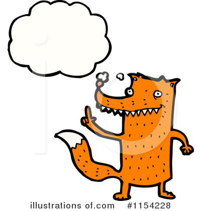 Royalty-Free (RF) Fox Clipart Illustration by lineartestpilot - Stock Sample #1154228