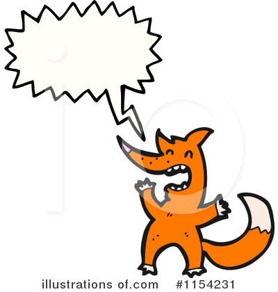 Royalty-Free (RF) Fox Clipart Illustration by lineartestpilot - Stock Sample #1154231