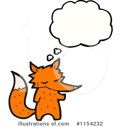 Royalty-Free (RF) Fox Clipart Illustration by lineartestpilot - Stock Sample #1154232