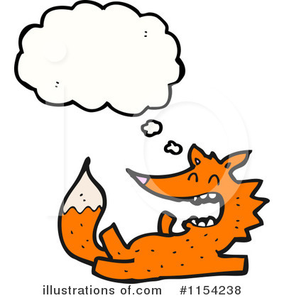 Royalty-Free (RF) Fox Clipart Illustration by lineartestpilot - Stock Sample #1154238