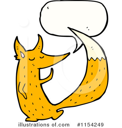 Royalty-Free (RF) Fox Clipart Illustration by lineartestpilot - Stock Sample #1154249