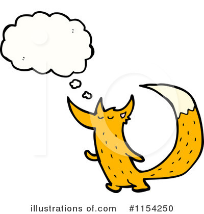 Royalty-Free (RF) Fox Clipart Illustration by lineartestpilot - Stock Sample #1154250