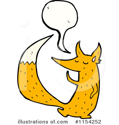 Royalty-Free (RF) Fox Clipart Illustration by lineartestpilot - Stock Sample #1154252
