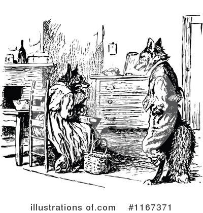 Royalty-Free (RF) Fox Clipart Illustration by Prawny Vintage - Stock Sample #1167371
