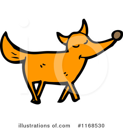 Royalty-Free (RF) Fox Clipart Illustration by lineartestpilot - Stock Sample #1168530
